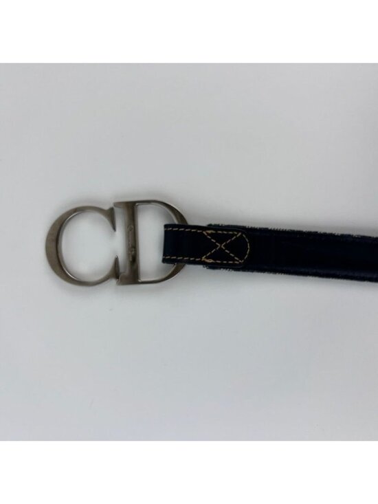 Dior Belt Trotter Jacquard Navy Vintage main image 6